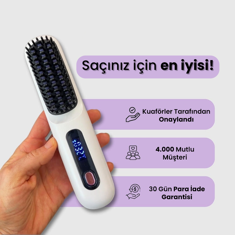 IsıTarak™ Düzleştiricili Tarak